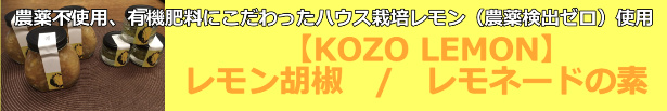 KOZO LEMONシリーズ レモン胡椒 レモネードの素